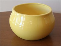 Yellow Hand Painted Pot