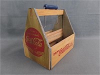 1940's Coca Cola Wood with Wings Bottle Carrier