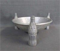 1930's Coca Cola Aluminum Pretzel Bowl