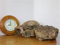 Large Rock Formation, Two Driftwood Pieces...