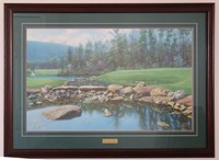 "17th at Shoal Creek" Golf Print By Larry Dyke