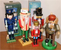 Collection of (5) Nutcrackers