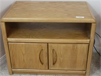 Oak TV Stand / Chest with Cupboard