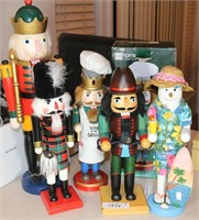 Collection of (5) Nutcrackers