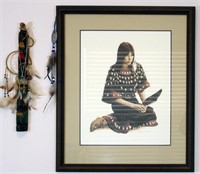 Signed & Numbered Indian Print by Artist Bano