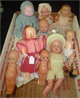 ASSORTED CELLULOID DOLLS (9)