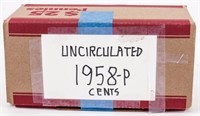 Coin 50 Rolls of 1958-P Lincoln Cents