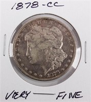 Coin 1878-CC Morgan Silver Dollar in Very Fine