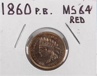 Coin 1860 Indian Head Cent in Uncirculated