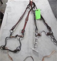 (2) NEW Dutton & Ring Correction Bits & Headstalls