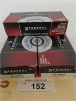 FEDERAL  45 AUTO  AMMO 50 RND  3 BOXES