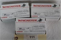 WINCHESTER   38 SPECIAL + P   50 RND  AMMO  3 BOX