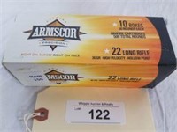 ARMSCOR  .22 LR AUTO MATCH  AMMO  500 TOTAL RND (1