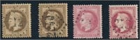 FRANCE #34-34a & #36-36a USED AVE-FINE