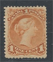 CANADA #22 MINT FINE REGUMMED