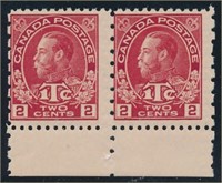 CANADA #MR5 PAIR MINT AVE NH