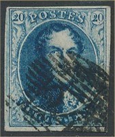 BELGIUM #4 USED FINE-VF