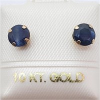 $200 10K  Sapphire(2.72ct) Earrings