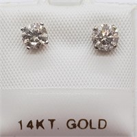 $2541 14K  Diamond(G-I, I1 to I3 ,0.68ct) Earrings