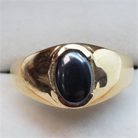 $1200 10K  Hematite Ring