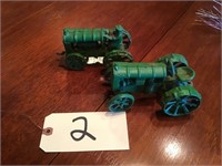 Cast metal tractors