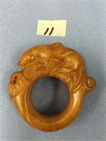 Carved stone ring             (332)