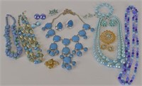 Collection Of Teal Costume Jewelry