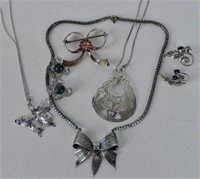 Collection Of Sterling Silver Jewelry