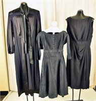 Three 50's Black Dresses