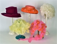 Collection Of Vintage Ladies Hats