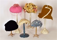 Collection Of Vintage Ladies Hats