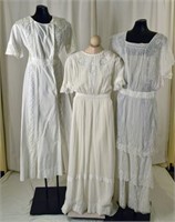 Three Victorian Lawn Dresses