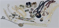 Collection Of Vintage Costume Jewelry