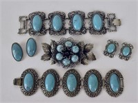 Collection Of Vintage Turquoise Jewelry