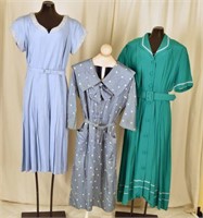 Collection Of Three Vintage 40's Style Dresses