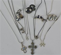 Collection Of Sterling Jewelry