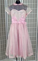 1940's Pink Crinoline Dress