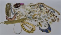 Collection Of Vintage Gold And White Jewelry