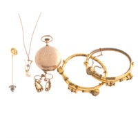 An Assortment of Lady's Vintage Jewelry