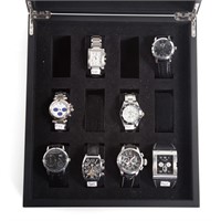 A Commander Travel Case with 8 Watches