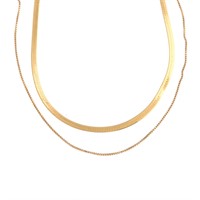 A Pair of Lady's Gold Necklaces