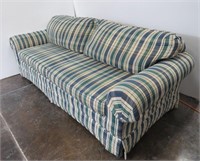 Blue & Green Plaid Hid-a-bed Sofa-Queen Size