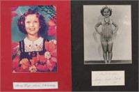 1990's Autographed Shirley Temple Photos
