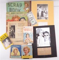 Shirley Temple Booklets, Dollar Bill, Scrapbook...