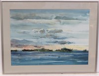 "1000 Island Skies" Original Watercolor Painting
