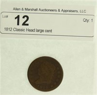 1812 Classic Head large cent
