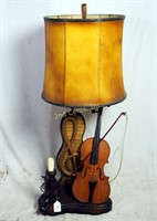 Vintage Stradivarius 1917 Violin Music Lamp