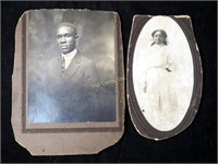 2 19th Century African American B/w Photographs