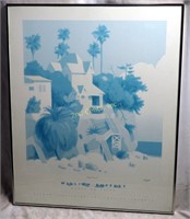 Vintage William Buffett Ocean Front Art Print