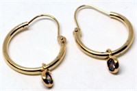 14K Yellow Gold Diamond (0.20ct) Earrings